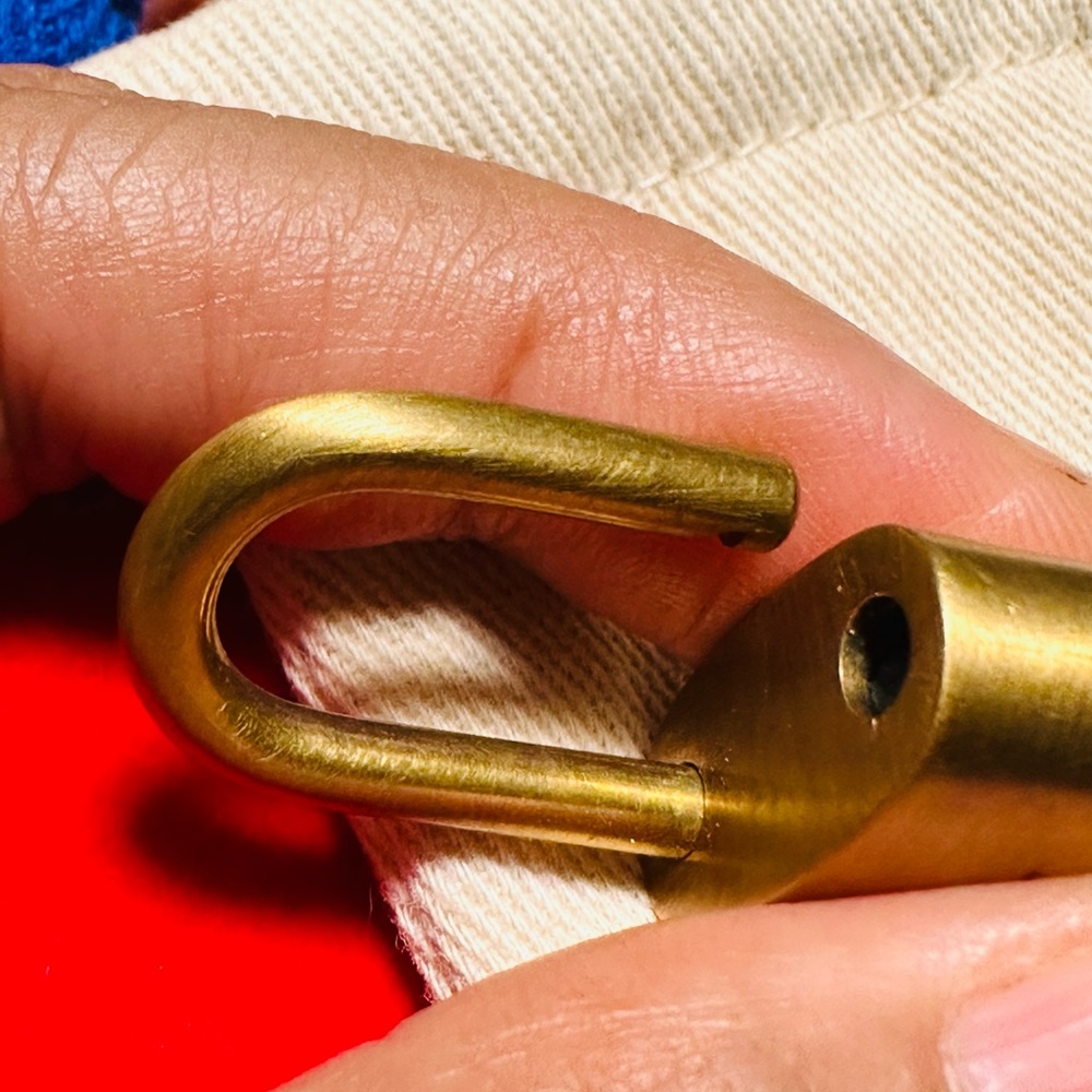 Louis Vuitton 1 padlock and 1 key with dust bag #339 - Picture 5 of 7